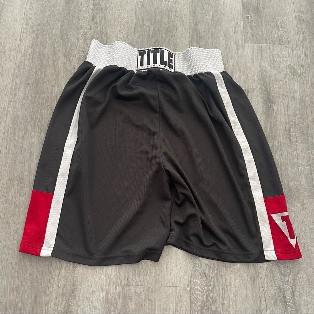 Title Boxing Black Athletic Shorts